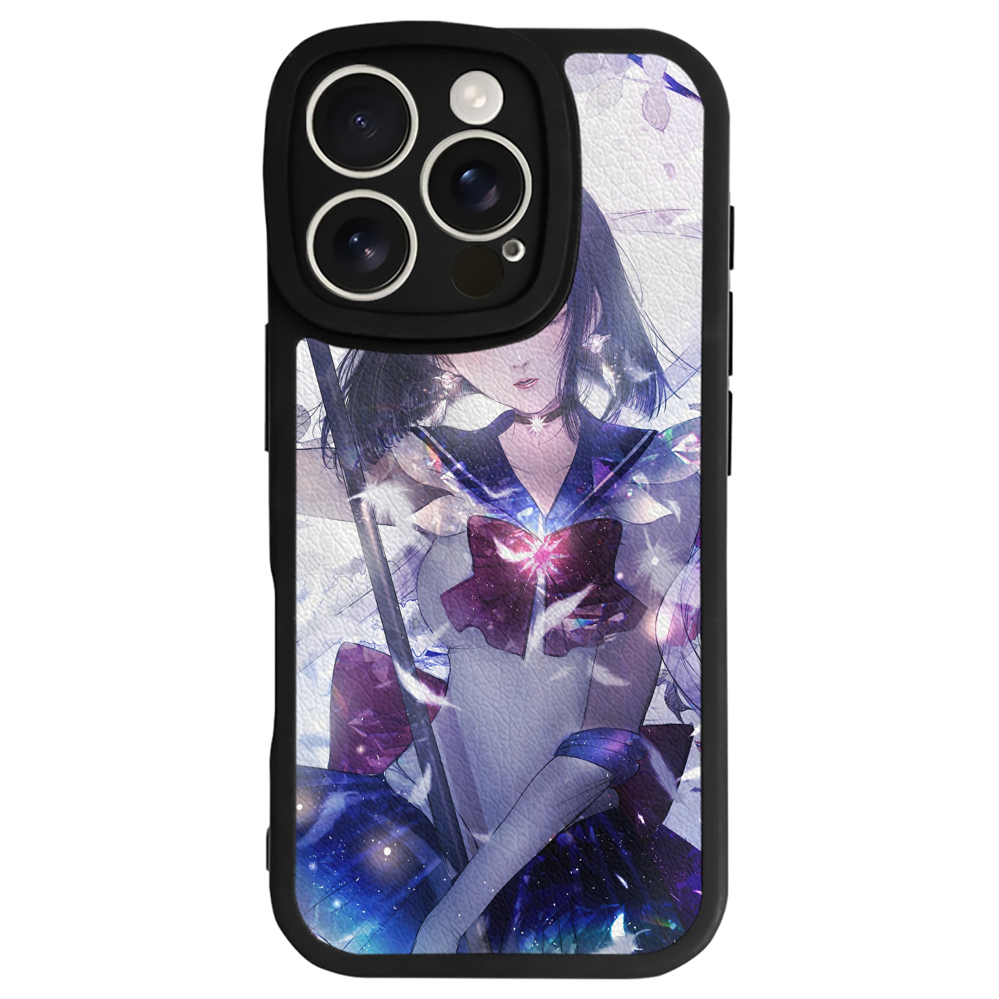 （画像用） 美少女戦士セーラームーン Sailor Moon 【iPhone 16シリーズ対応】シリコンスマホケース（レザー調） 材質：シリコン